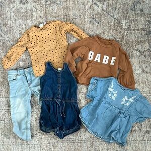 2T Zara, baby gap and seven jeans bundle